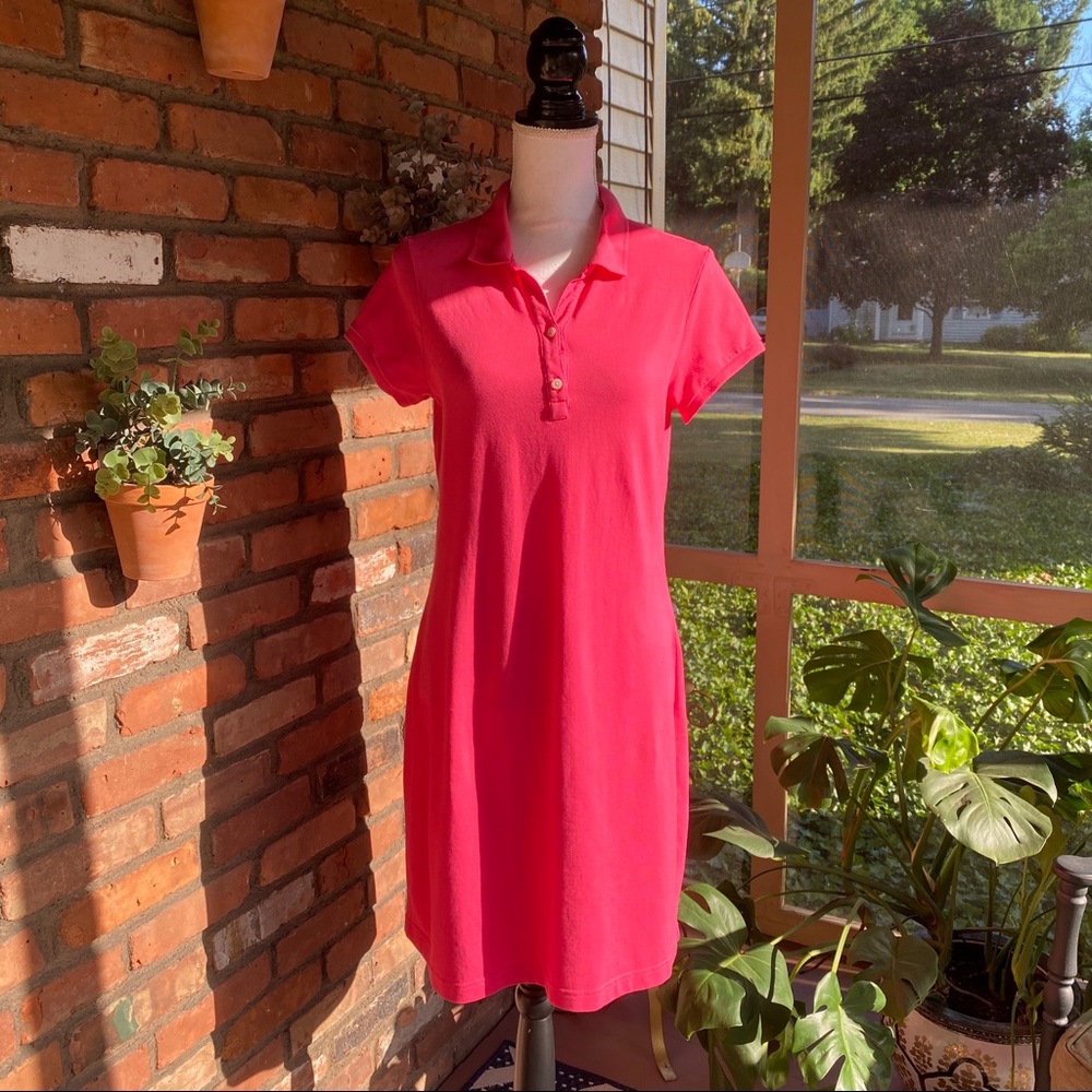 LL. Bean Pink Polo Dress